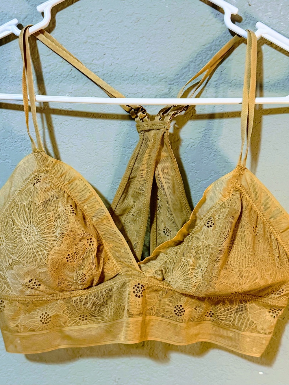 Women's Lace Bralette Tan - Aerie